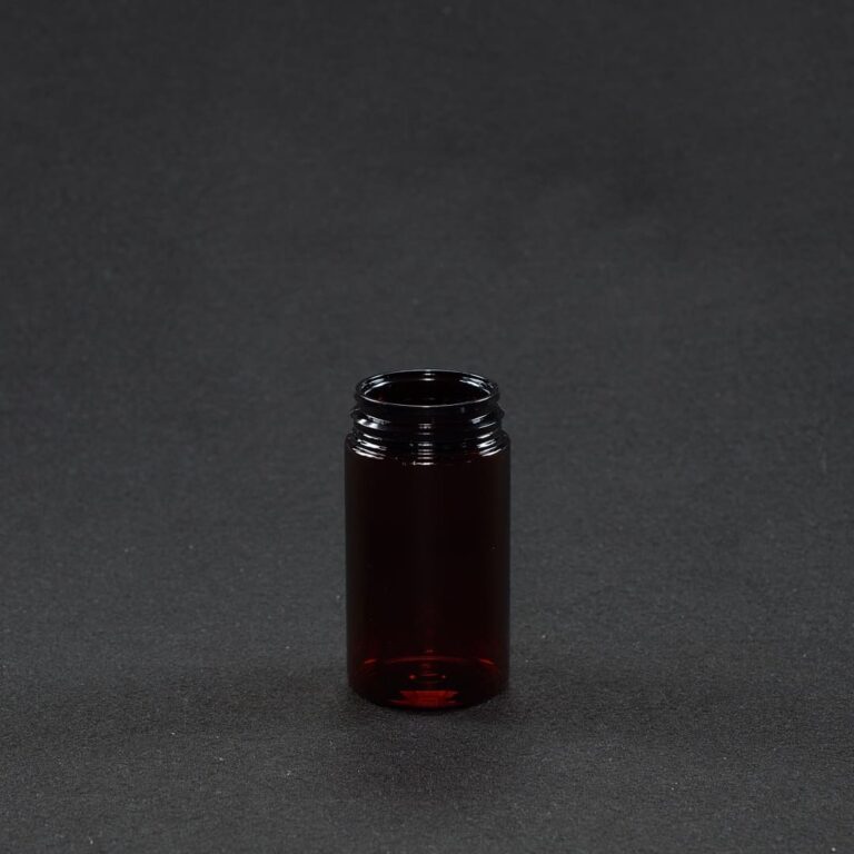 Pilloliera 100 ml ambrata PET