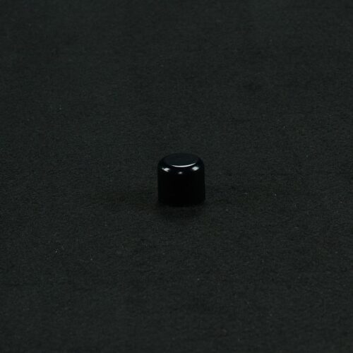 Tappo nero per flacone in vetro viola
