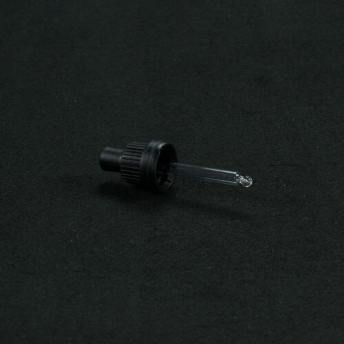 Contagocce nero per flacone 15 ml vetro viola